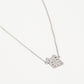 Ketting Amsterdamse huisjes zilverkleurig