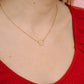Ketting Amsterdamse huisjes goudkleurig