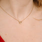 ketting glinster hartje goudkleurig