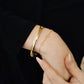 Bangle breed goudkleurig