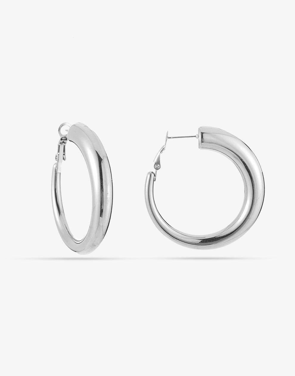 Hoops hoorn zilverkleurig