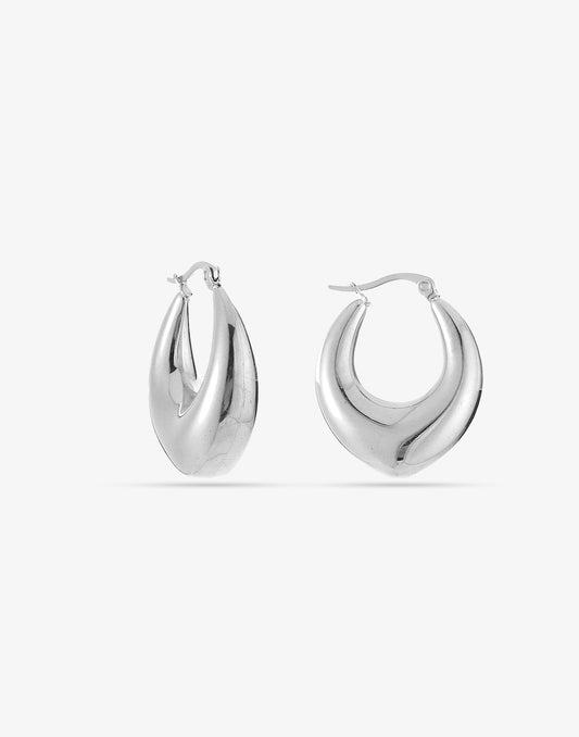Bold hoops zilverkleurig