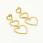 luxe open hartjes hanger goudkleurig