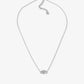 Ketting love infinity zilverkleurig