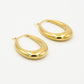 vintage hoops goudkleurig