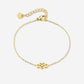 Armband love infinity goudkleurig
