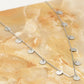 Fijne ketting met muntjes 7mm in zilverkleurig