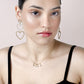 triple hartjes hanger mer parels