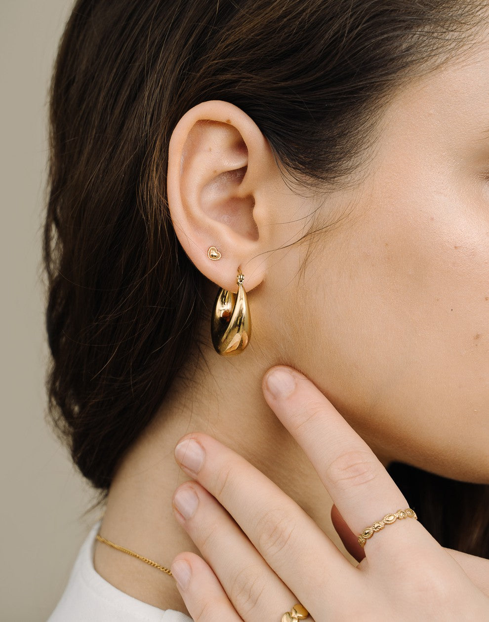 Bold hoops goudkleurig