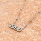 Ketting jaartal 1990 zilverkleurig