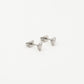 studs speels hartje zilverkleurig