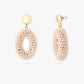 oorbellen off white steentjes