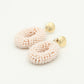 oorbellen off white steentjes