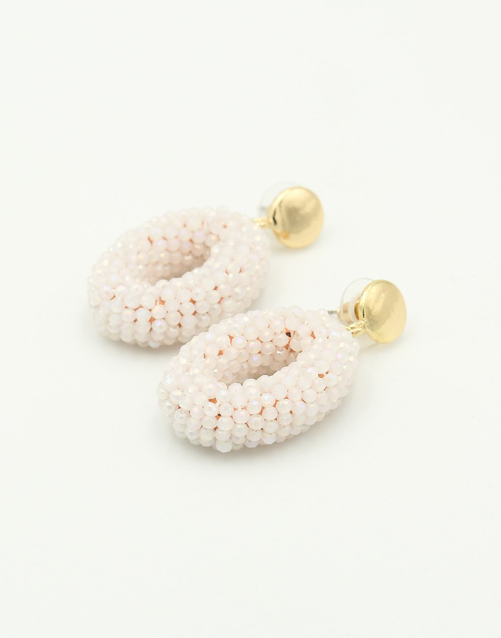 oorbellen witte steentjes