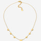 ketting multi hartjes goudkleurig