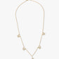 ketting vlinders steentjes goudkleurig