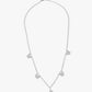 ketting vlinders steentjes zilverkleurig