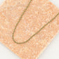 Gedraaide schakelketting 45cm goudkleurig