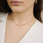 ketting multi hartjes goudkleurig