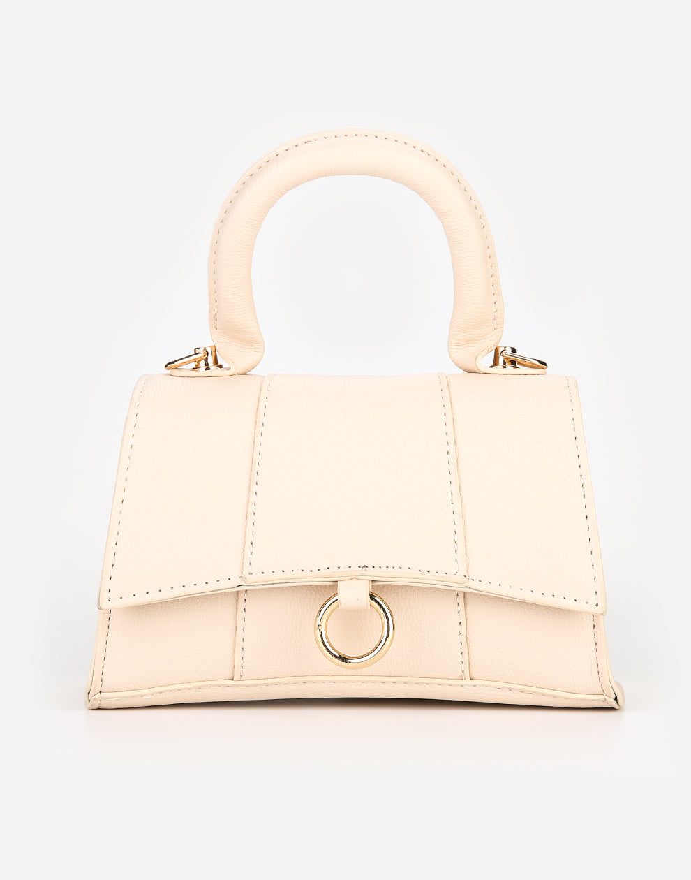 Tas met handvat beige