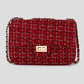 Luxe crossbody tas rood
