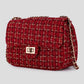 Luxe crossbody tas rood