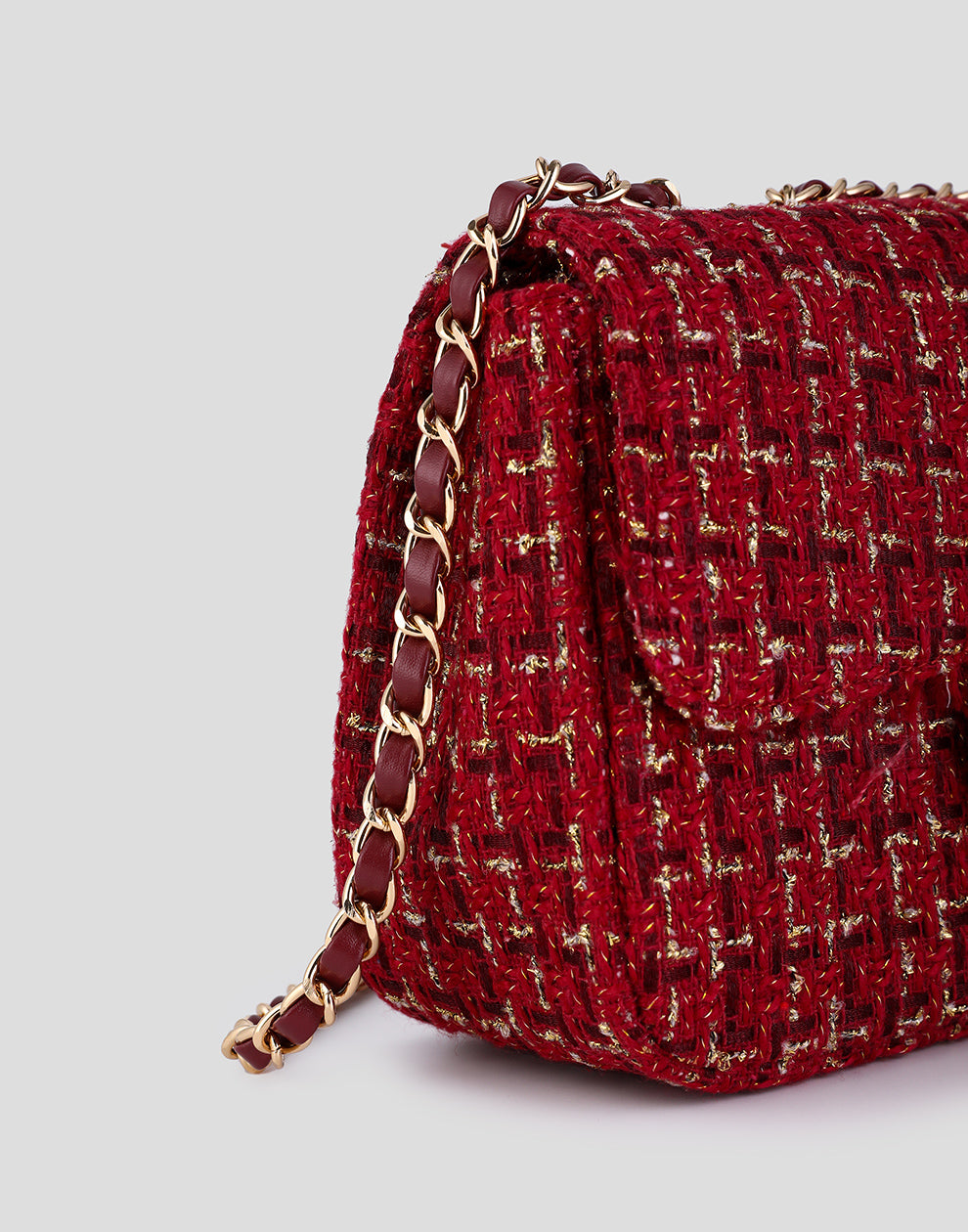 Luxe crossbody tas rood