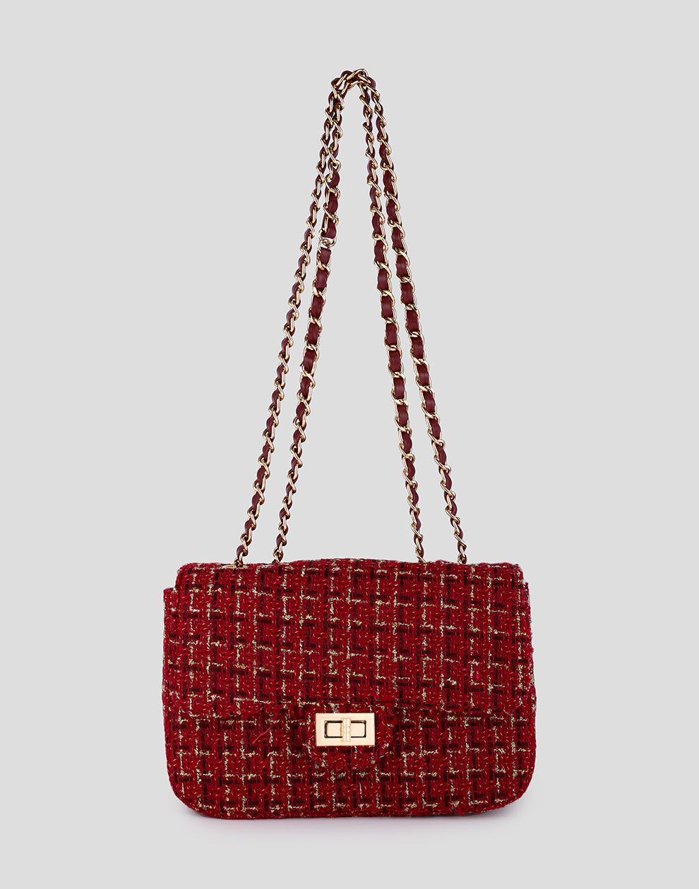Luxe crossbody tas rood