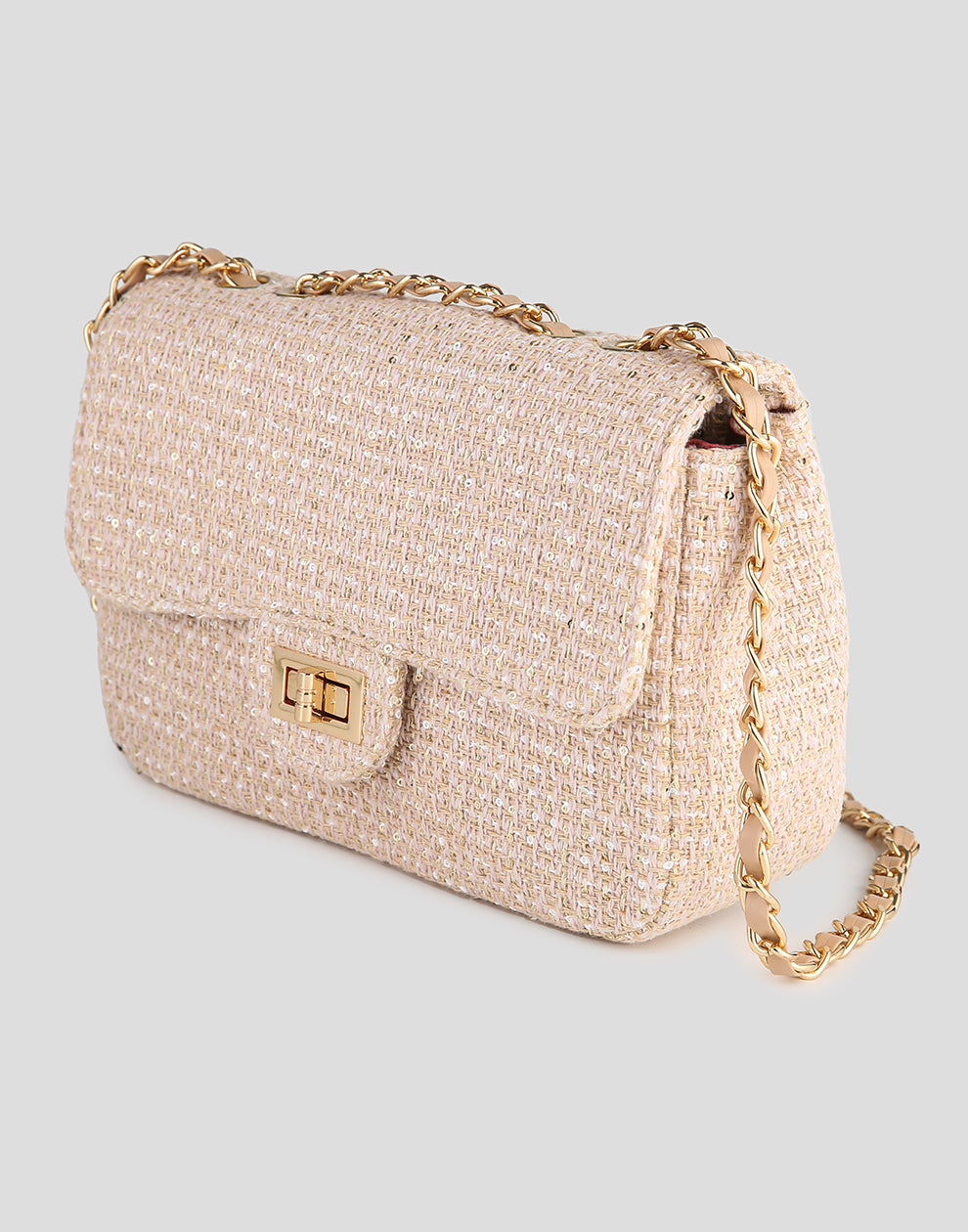 Luxuriöse Umhängetasche in Khaki