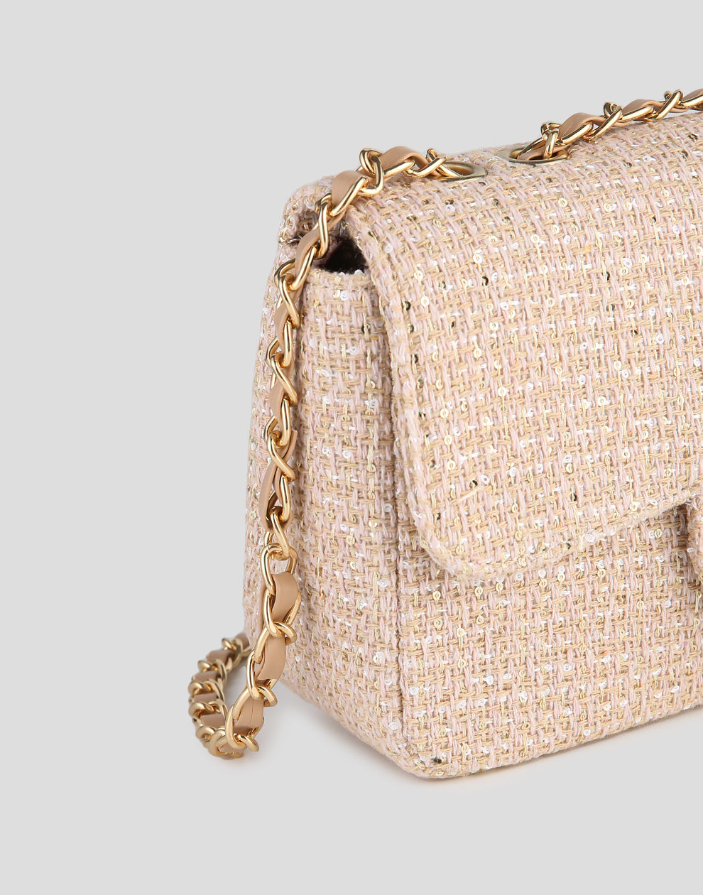 Luxuriöse Umhängetasche in Khaki