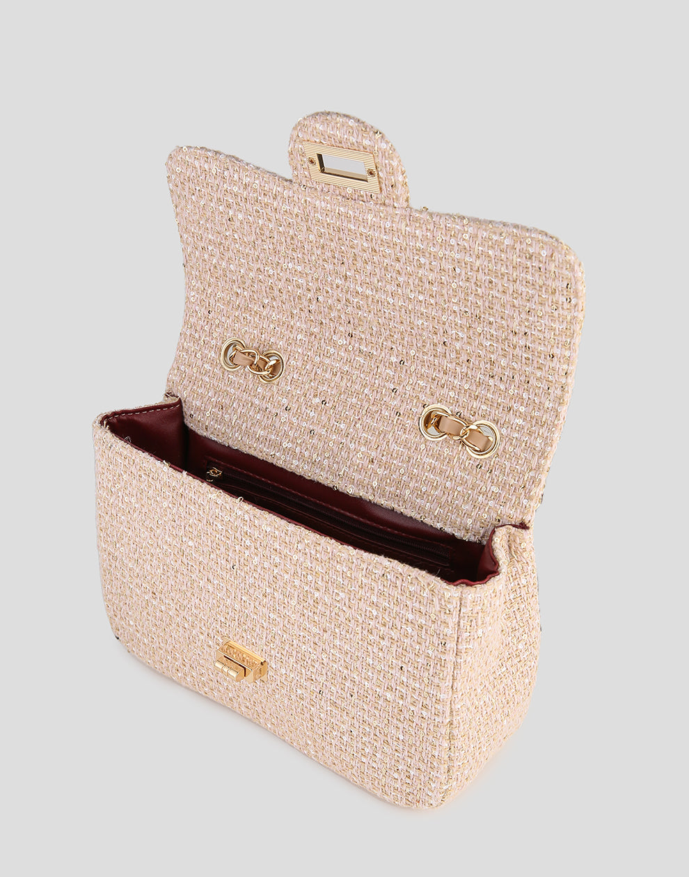 Luxuriöse Umhängetasche in Khaki