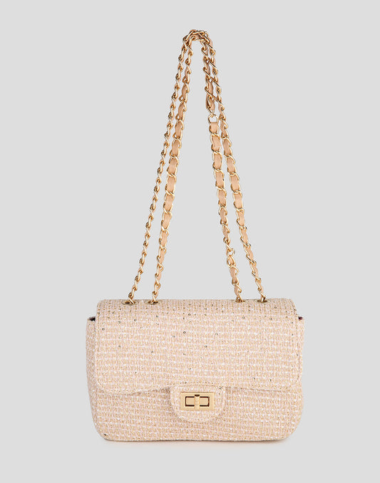 Luxe crossbody tas khaki