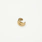 Earcuff dubbel goudkleurig