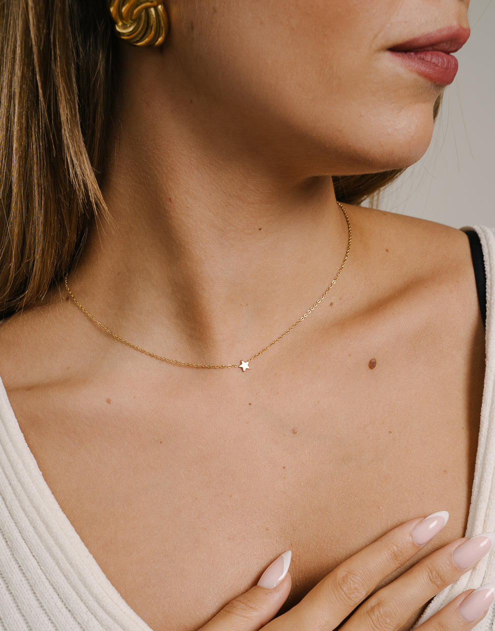 Ketting kleine ster goudkleurig