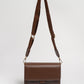 Crossbody tas croco bruin