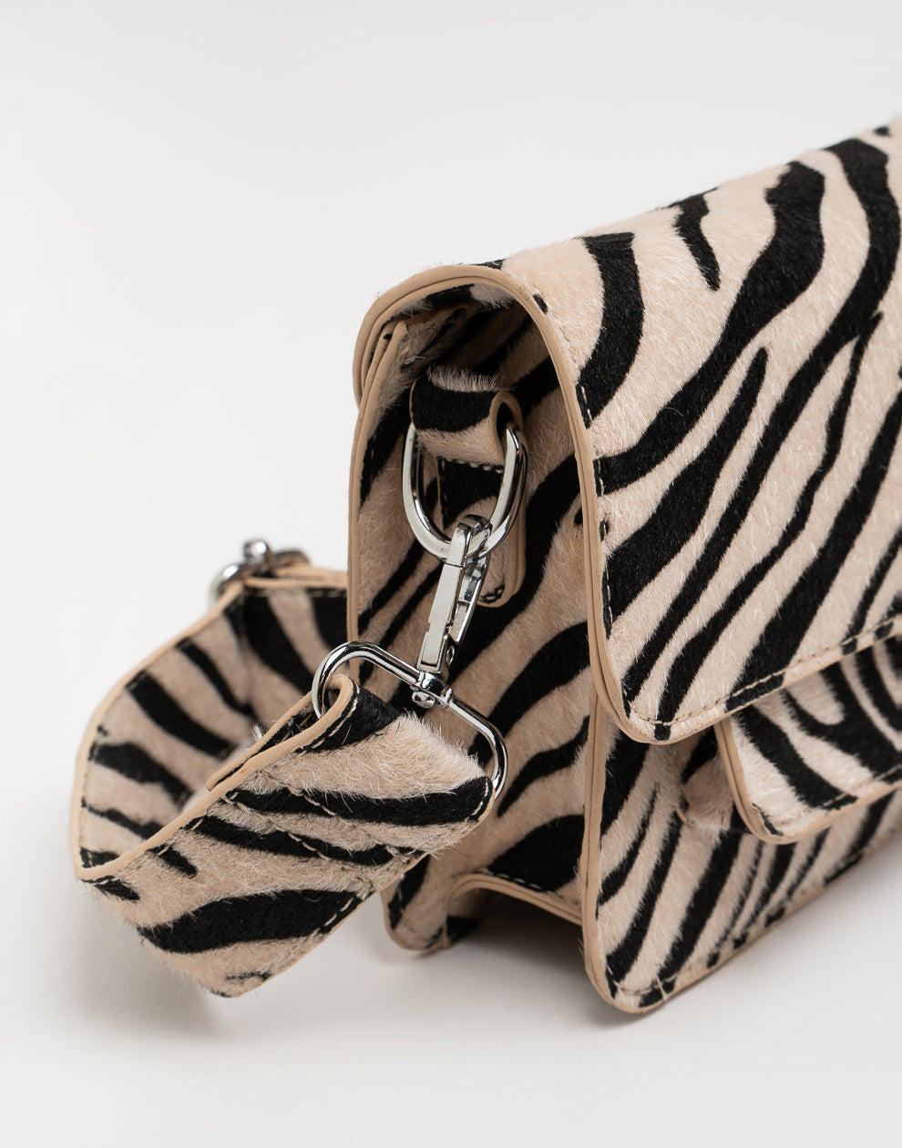 Schoudertas animal print zebra