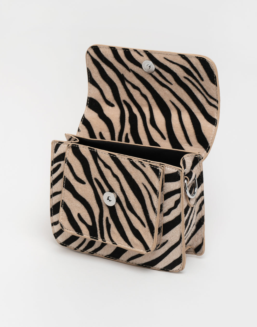 Schoudertas animal print zebra