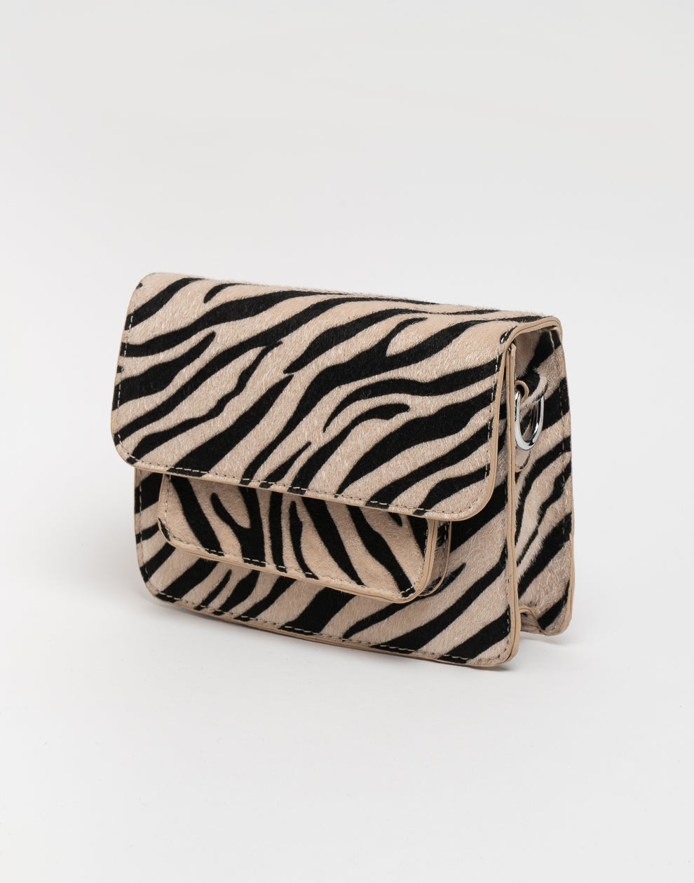 Schoudertas animal print zebra