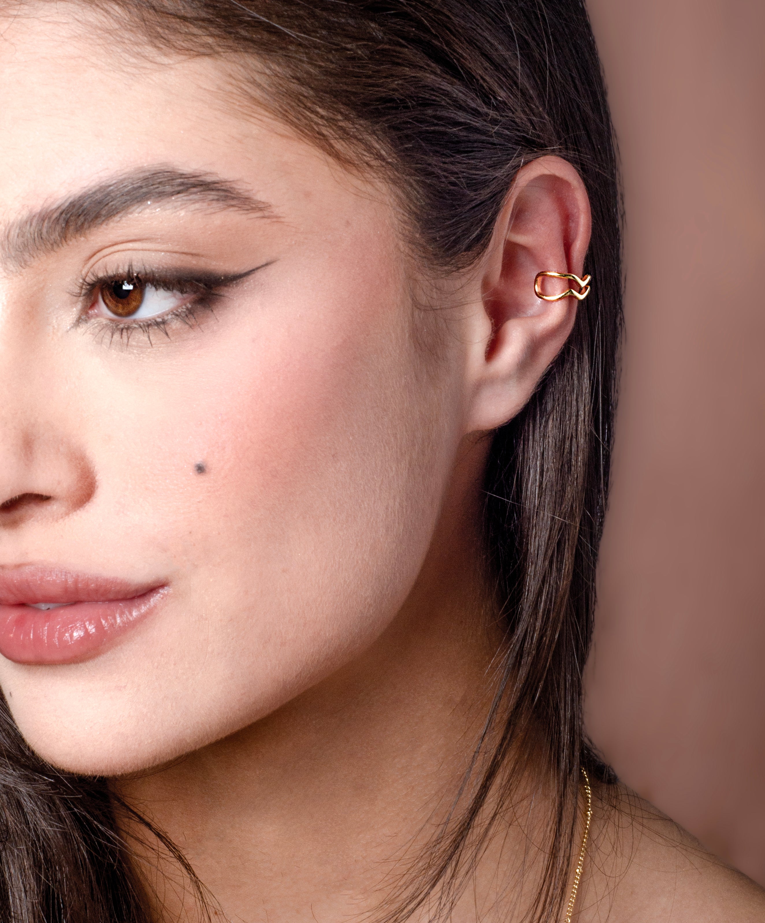 Earcuff dubbel abstract