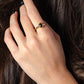 Vintage ring steen bruin