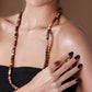 Ring met grote ovale steen rood