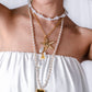 Kralenketting witte parels