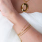 Armband Dreifach-Glieder goldfarben