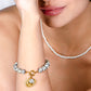 Kralenarmband bedels leopard