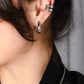 Ovale hoops zilverkleurig 20mm