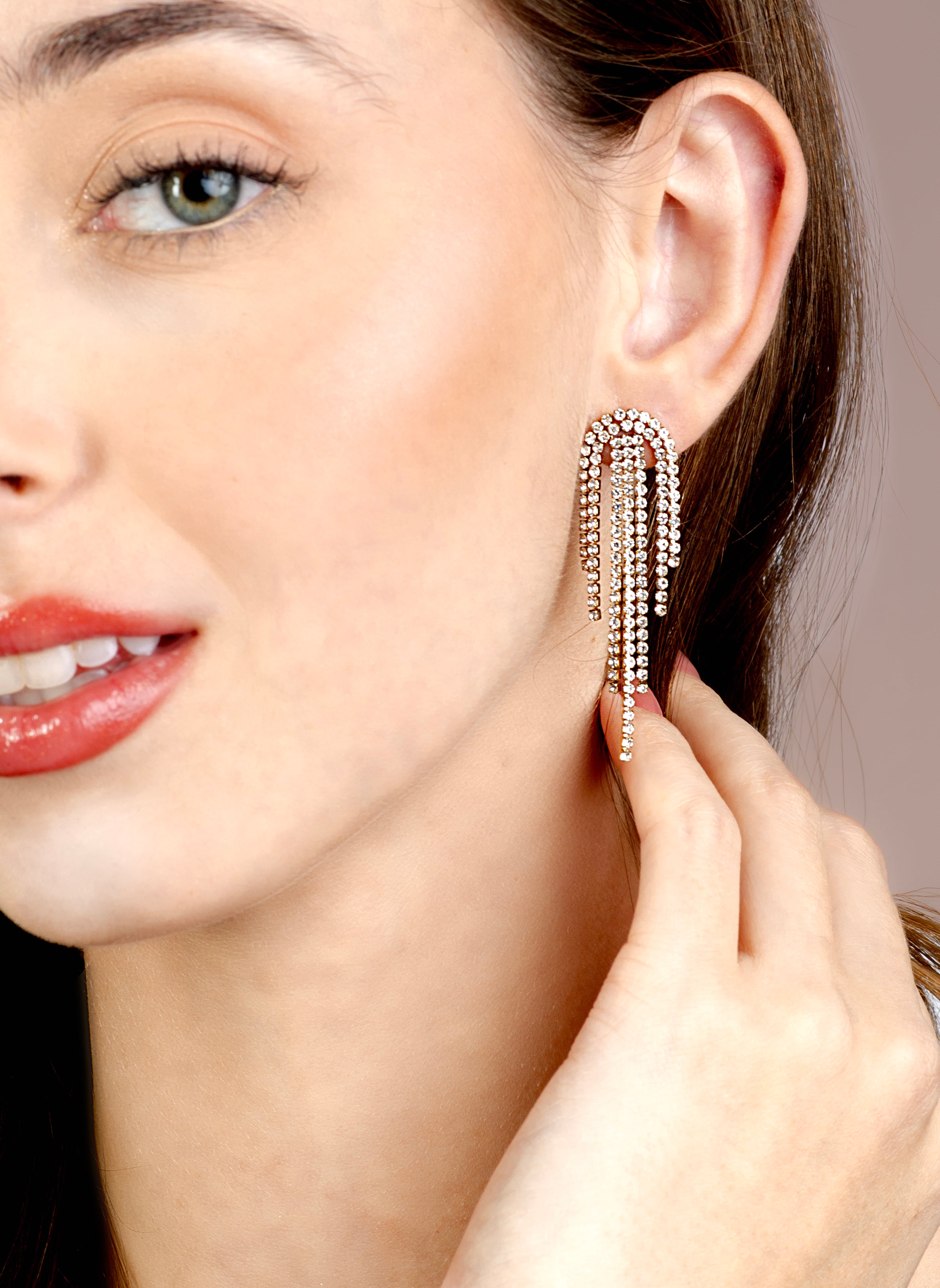 Tennis-Party-Ohrringe schick