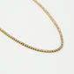 Tennis ketting 2mm goudkleurig