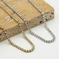 Tennis ketting 3mm zilverkleurig
