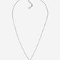 Ketting met vlinder zilverkleurig