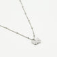 Ketting met vlinder zilverkleurig